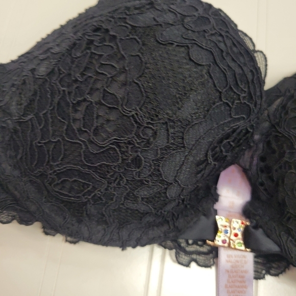 Savage X Fenty | Romantic Corded Lace Front-Closure Push Up Bra - Picture 3 of 8